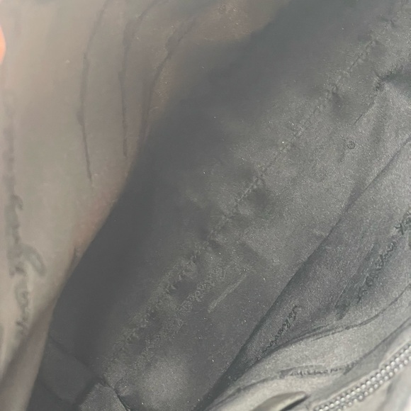 Salvatore Ferragamo Elegant Blue and Black Shoulder Bag with Sleek Design - Picture 11 of 16